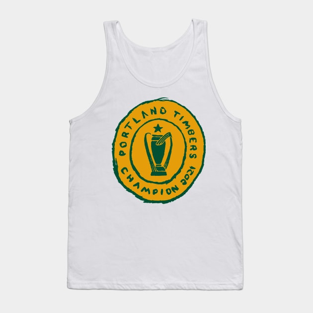 Portland Timbeeeers 11 Tank Top by Very Simple Graph